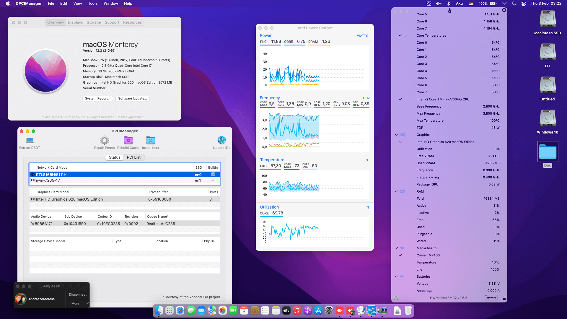 Asus ROG GL553VD FY280 4th [KabyLake   Intel HD 630 + I2C]   OpenCore 1